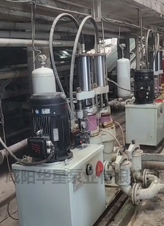 電瓷廠使用華星高壓陶瓷柱塞泵現場